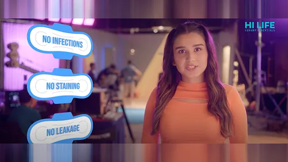 Hi Life takes a dig at stereotypical menstrual product advertisements