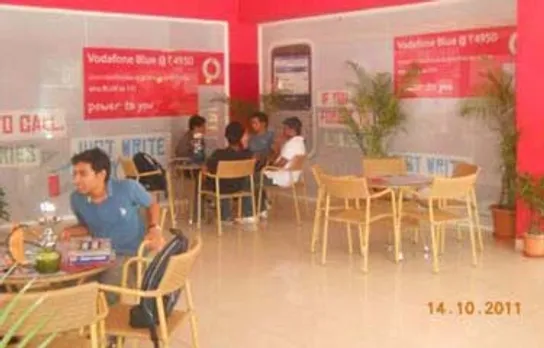 Bates Landscape charters an outdoor campaign for Vodafone Blue