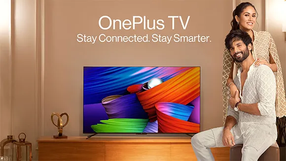OnePlus unveils 'Stay Connected. Stay Smarter.' OnePlus TV campaign featuring Mira and Shahid Kapoor