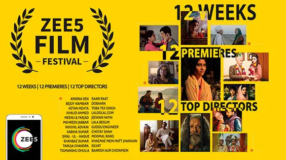 Catch 12 premieres in 12 weeks at Zee5 film fest