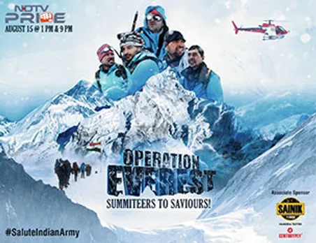 NDTV Prime to showcase heroic tale of summiteers in 'Operation Everest'