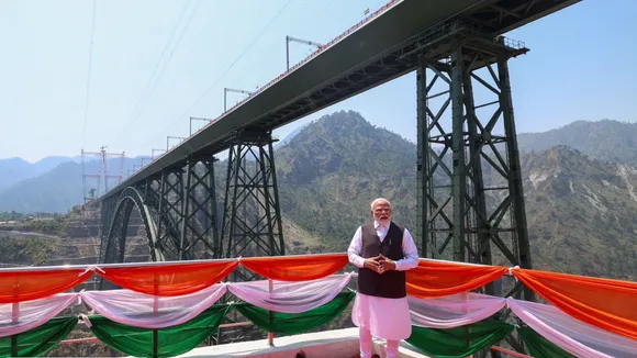 PM inaugurates Chenab Bridge 