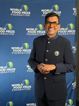 Padma Shri awardee Chef Sanjeev Kapoor Honoured as a Top Agri-Food Pioneer by the World Food Prize Foundation