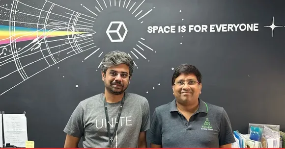  LtoR-Ronak Kumar Samantray, Founder of TakeMe2Space and Siddhartha Durairajan Hylenr Founder and CEO
