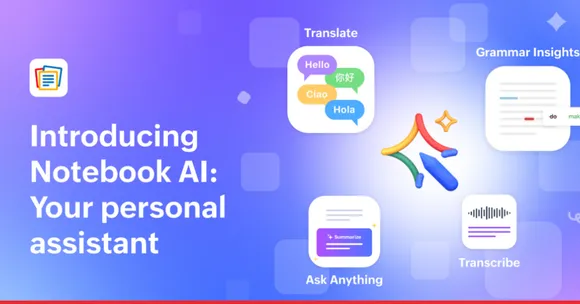 Zoho Notebook Adds Notebook AI