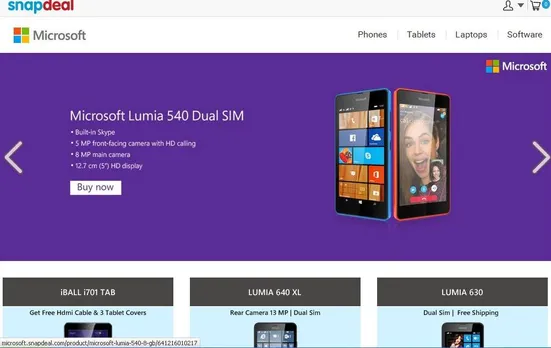 microsoft snapdeal e