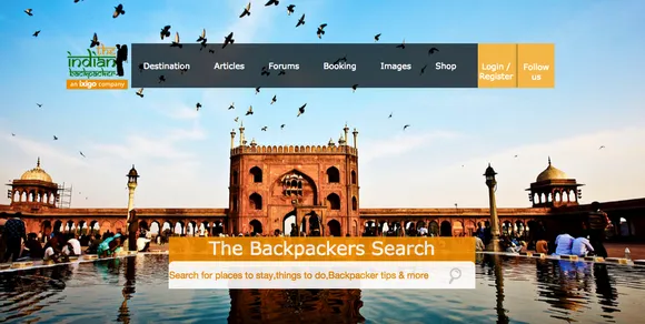 screenshot TheIndianBackpacker e