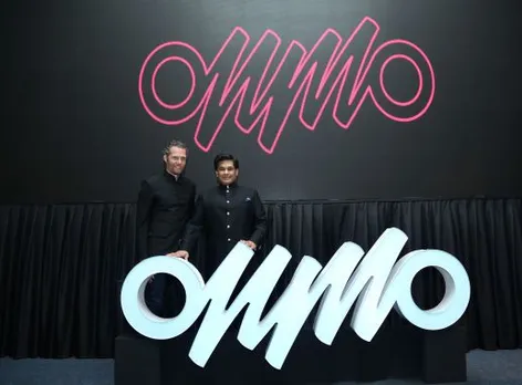 Francois Charles President of OnMobile with Rajiv Pancholy CEO of OnMobile Global Limited launching the brand OnMo