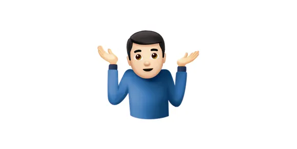ios shrug emoji e