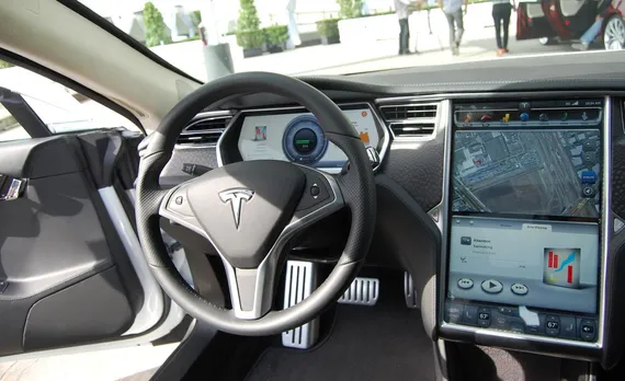 tesla model s interior photo s x e
