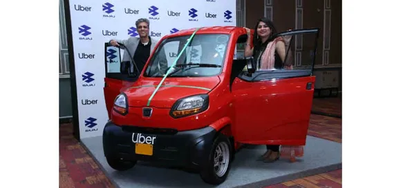 Uber announced partnership with Bajaj to launch Bajaj Qute