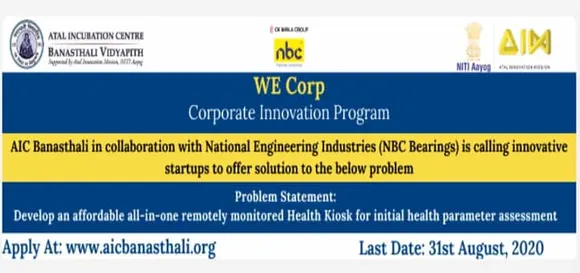 Banasthali Vidyapith invites StartUps in HealthTech for 'Corporate Innovation Program'