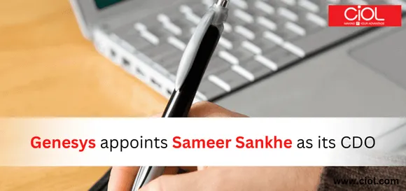 Genesys appoints Sameer Sankhe as its CDO