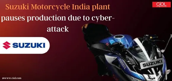 Suzuki Motorcycle India plant pauses production due to cyber attack