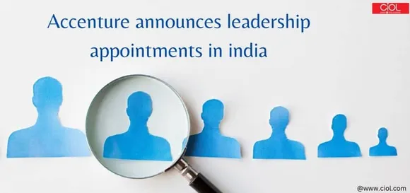 accenture announces leadership appointments in india