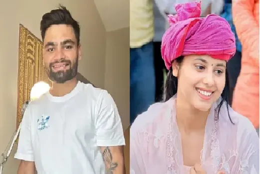 Rinku Singh and MP Priya Saroj