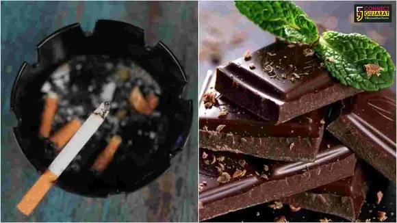 chocolate and cigaret