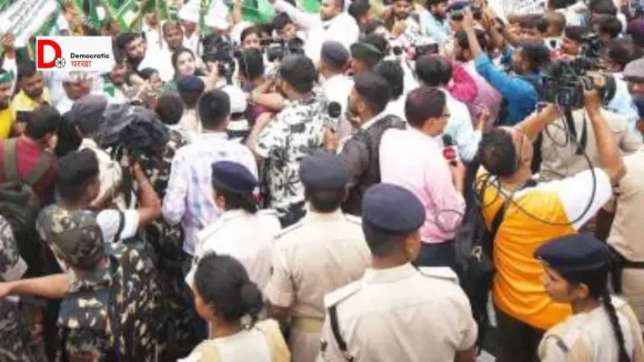 CPI-ML का राजभवन मार्च