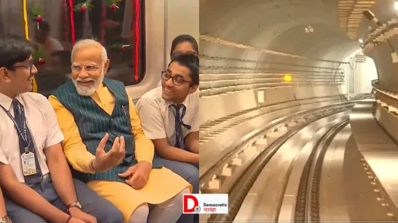 PM मोदी ने अंडरवाटर मेट्रो को दिखाई हरी झंडी
