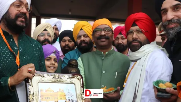 मुख्यमंत्री सोरेन पहुंचे गुरुद्वारा