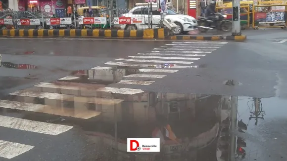 पटना में हुई बारिश