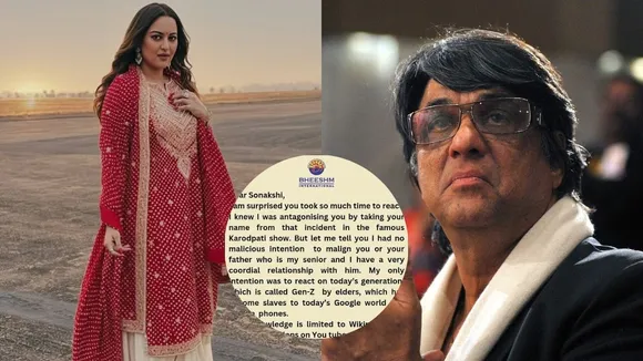 Sonakshi Sinha and Mukesh Khanna 