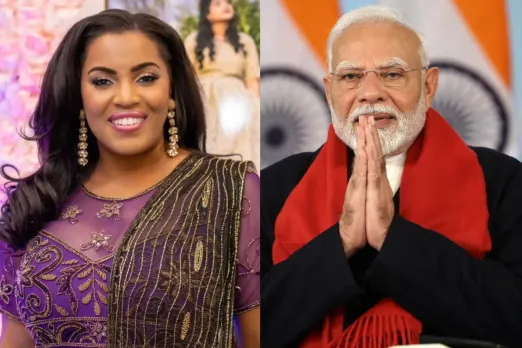 Mary Millben and PM Modi