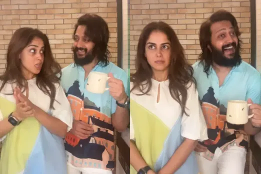 Riteish Deshmukh and Genelia D'Souza