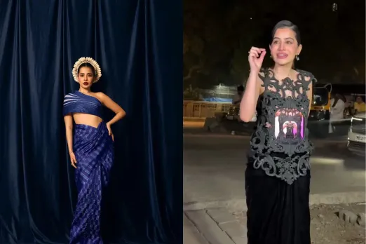 Urfi Javed Wears A Dress With A Screen