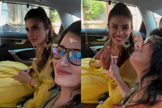 Priyanka Chopra in Yellow for her brother's Haldi function