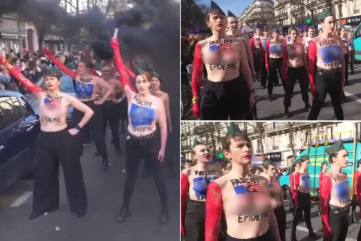 Viral video (topless protest)