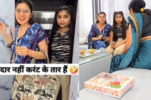 mother daughter eating sweets