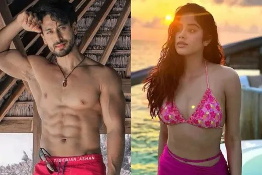 Tiger Shroff and Janhvi Kapoor in Lag Jaa Gale
