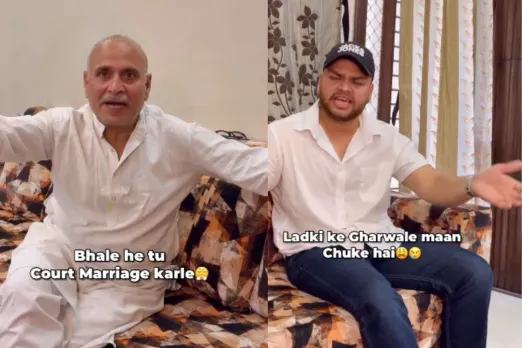 Father provoking son for  court marriage