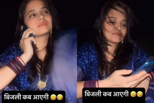 Woman calling power house 