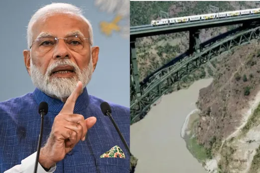 PM Narendra Modi, Chenab Bridge