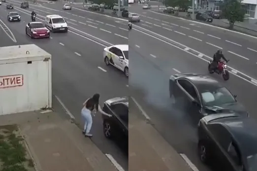 Speeding Car Hits Another Viral Video
