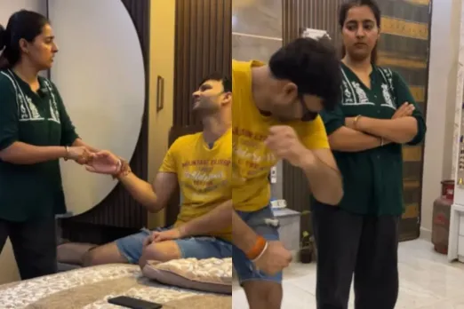 Wife asking husband to dance