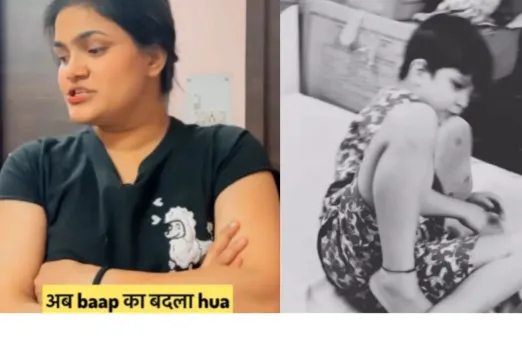 Mother and children giving tit for tat replies 