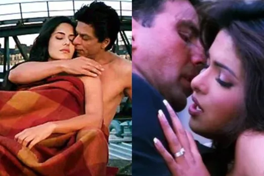 Bollywood Actors and their onscreen kisses from Shah Rukh khan to Priyanka chopra