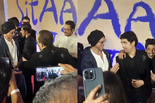 Shah Rukh Khan at Sitaare Zameen Par Screening