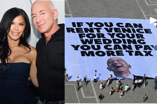 Jeff Bezos and Lauren Sanchez