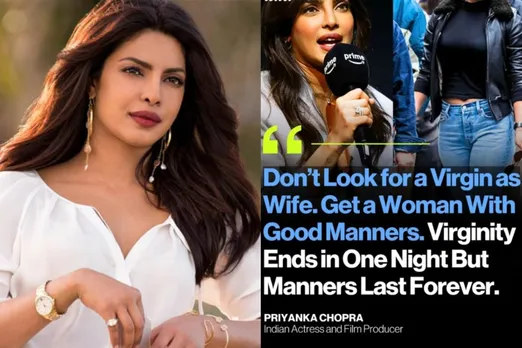 Priyanka Chopra Slams Fake Virgin Wife Quote Linked To Her