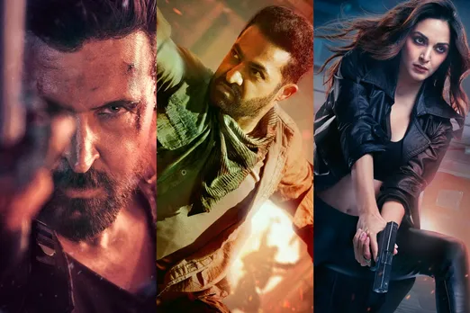 War 2 character Posters Hrithik Roshan Jr NTR and Kiara Advani