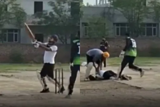 Firozpur Viral Video of Cricketer Collapsing