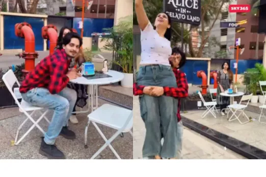 Boyfriend helping another girl