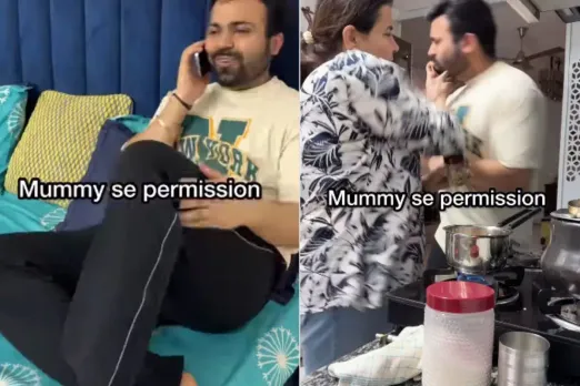 Son informing mother for going to Goa