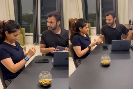 Wife and husband outwitting each other