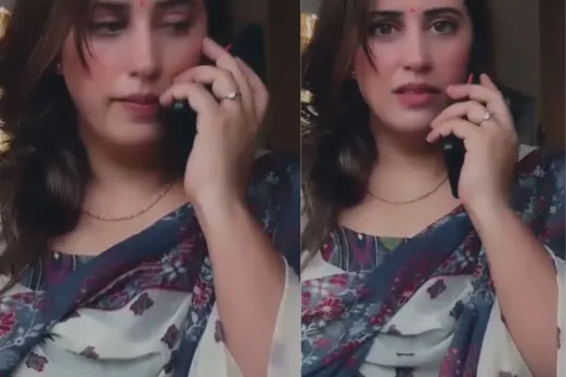 Girl phoning her boyfriend