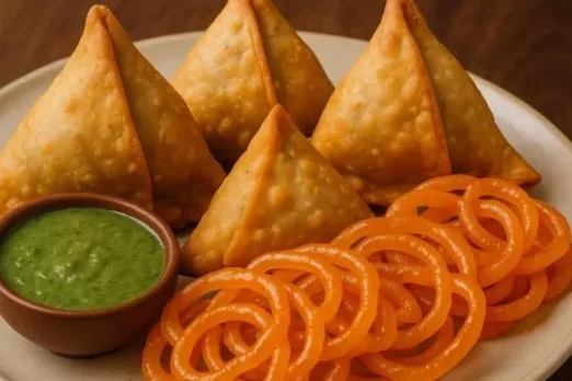 Jalebis and Samosas
